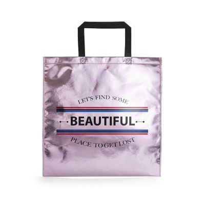 Bolsas tela non-woven acabado metalizado