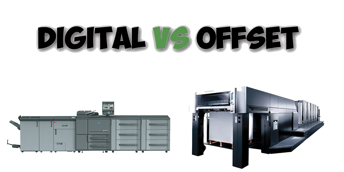 ¿Qué diferencia hay entre impresión digital y Offset?