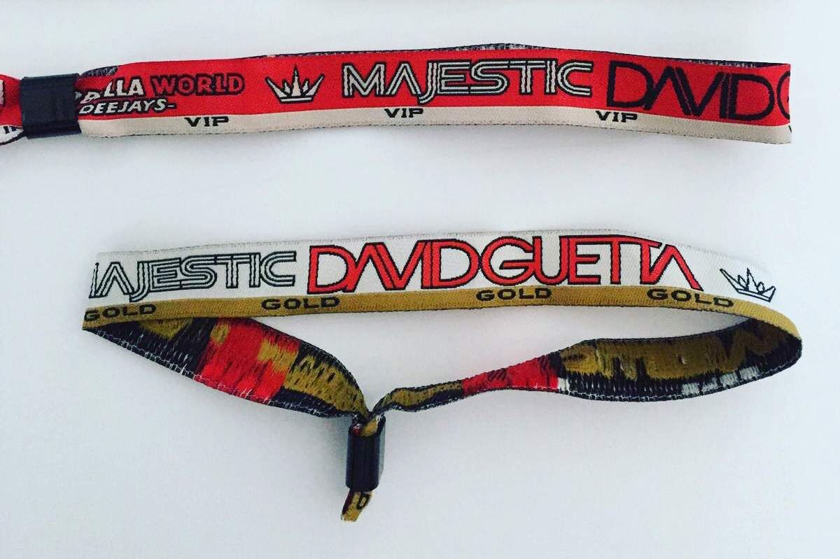 Pulseras de tela para festivales