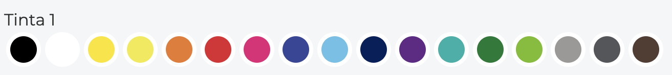 Colores de tinta