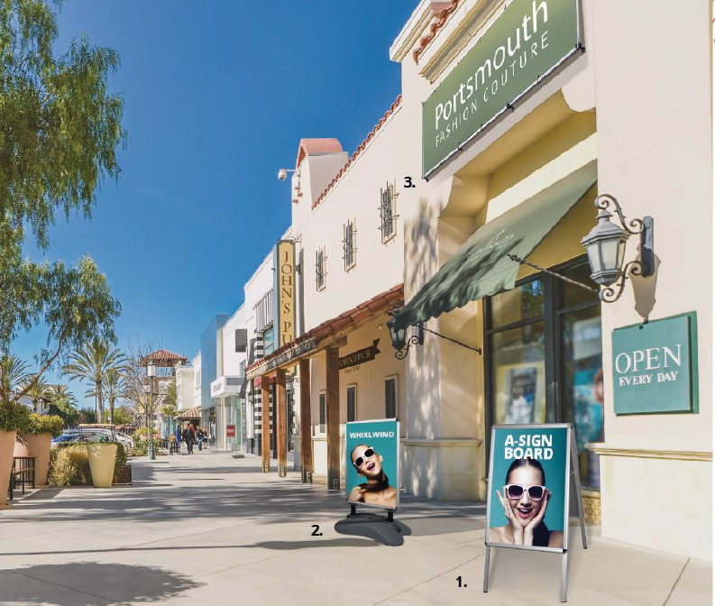 soportes retail exterior